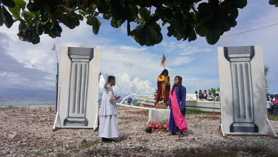 LOOK:  ‘Bunyagan’ in Garcia Hernandez, Bohol shows Jesus’ Baptism by John