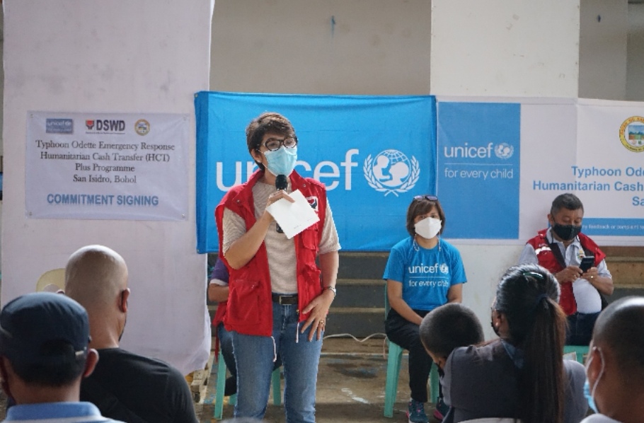 DSWD-7, UNICEF releases cash aide to Odette-affected families in Bohol