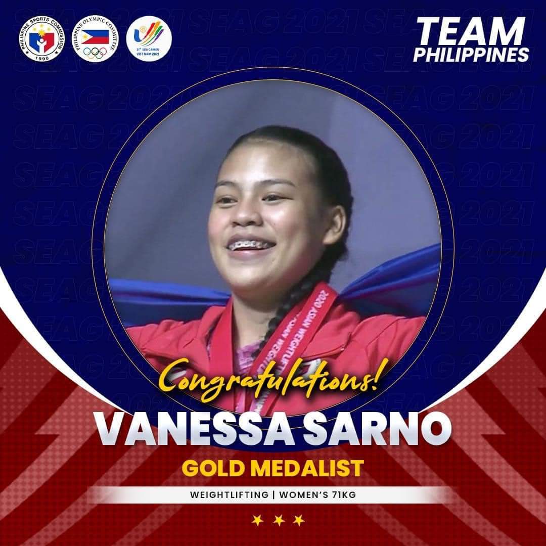 Bohol’s Vanessa Sarno bags gold in SEAG