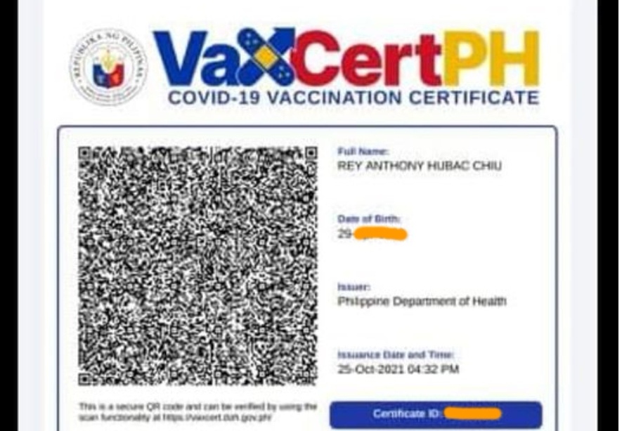 New Vaccine certificate outdates vaxcerts generated before Feb 7
