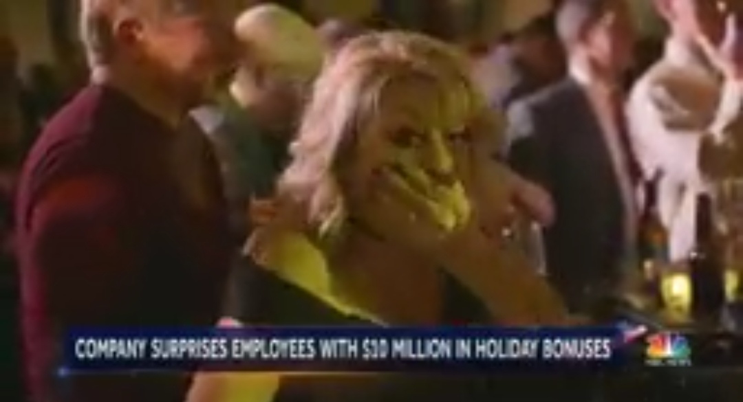 Company surprises employees with $10 Million in bonuses