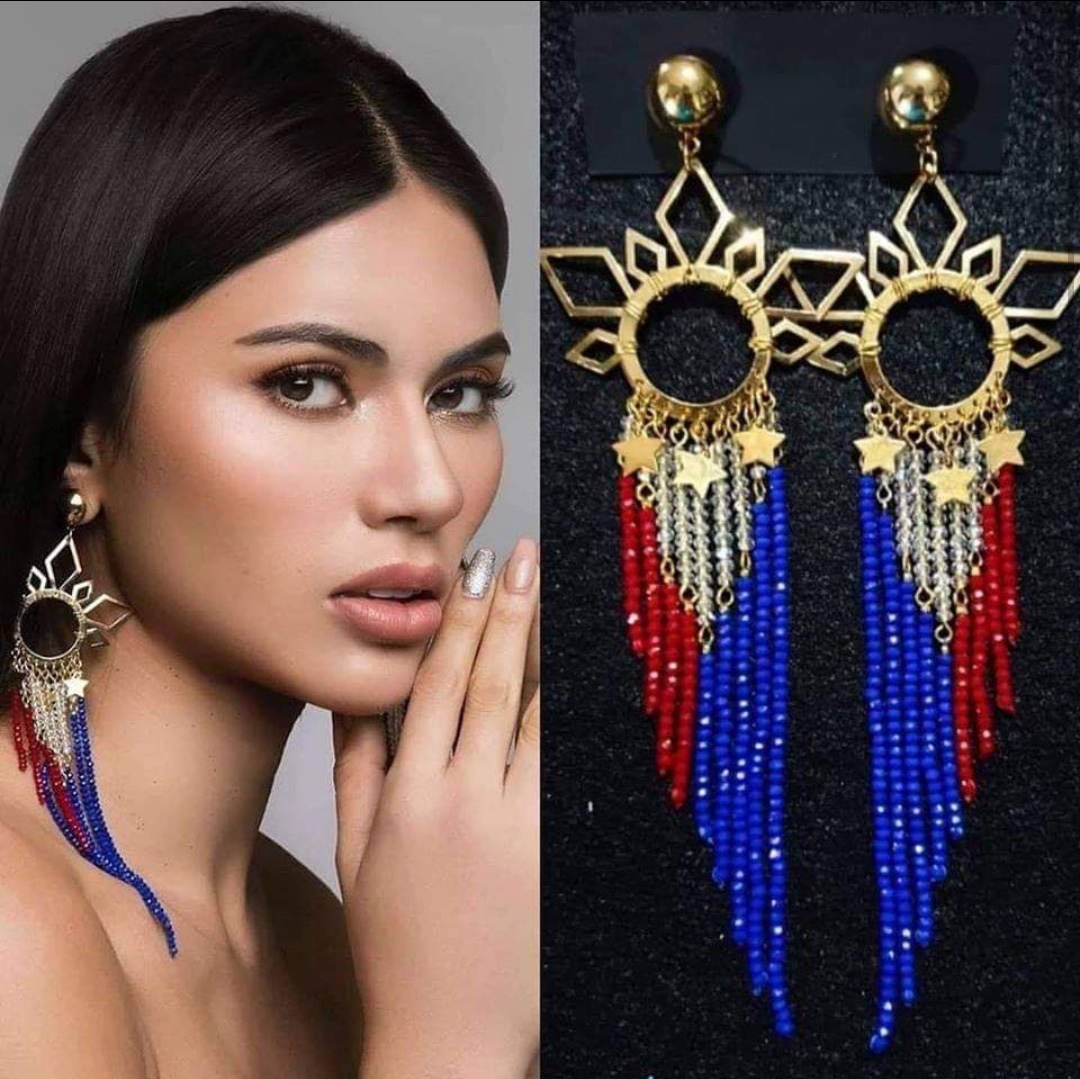 LOOK: Miss Universe Philippines Gazini wears ‘watawat’ earrings