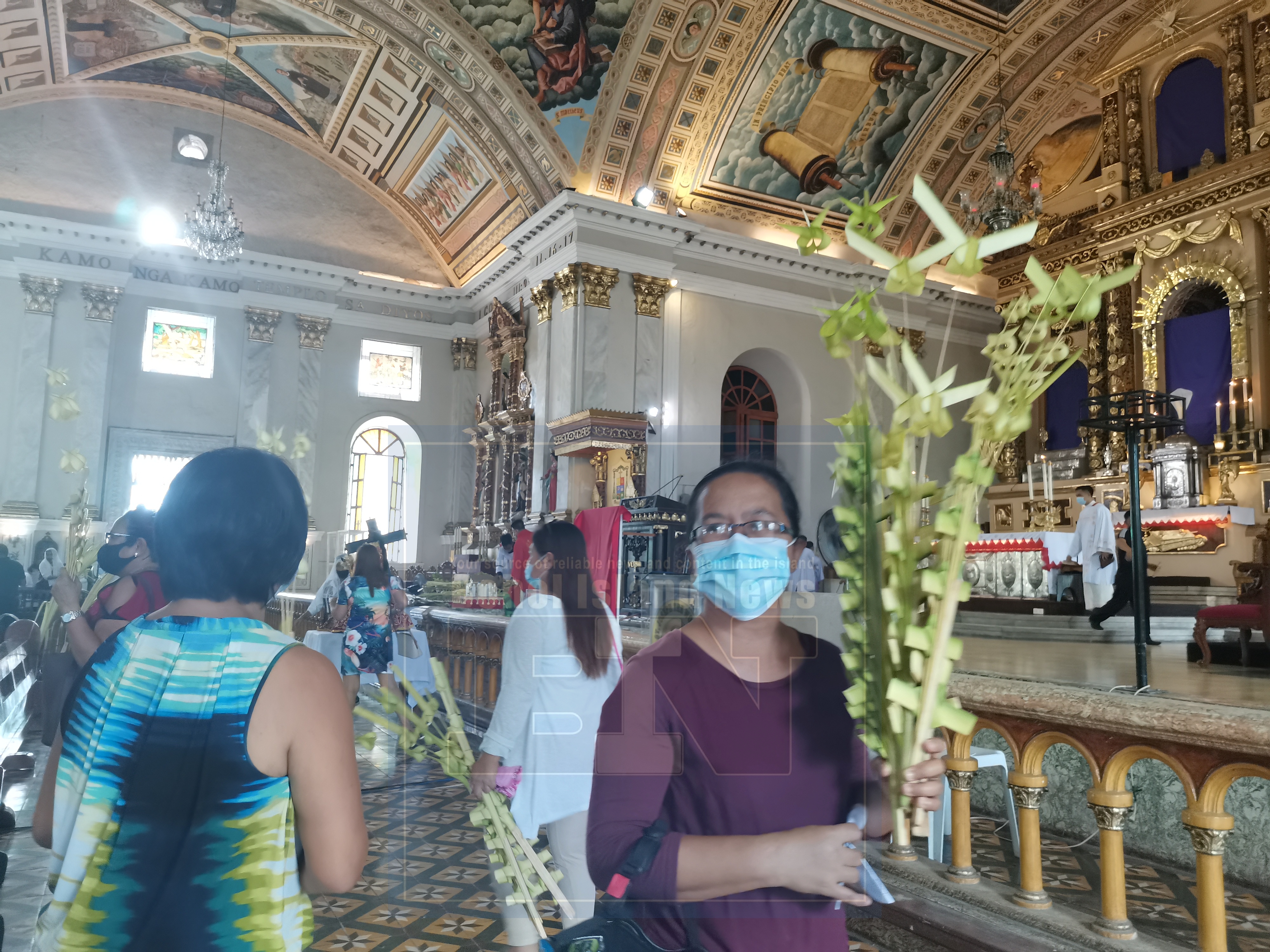 Holy Week 2021: Blessing of palm leaves