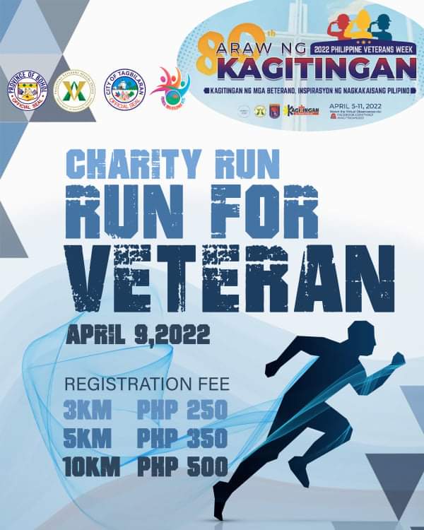 Abril 7 sa tunga’ng gabii taman makarehistro sa Run for Veterans