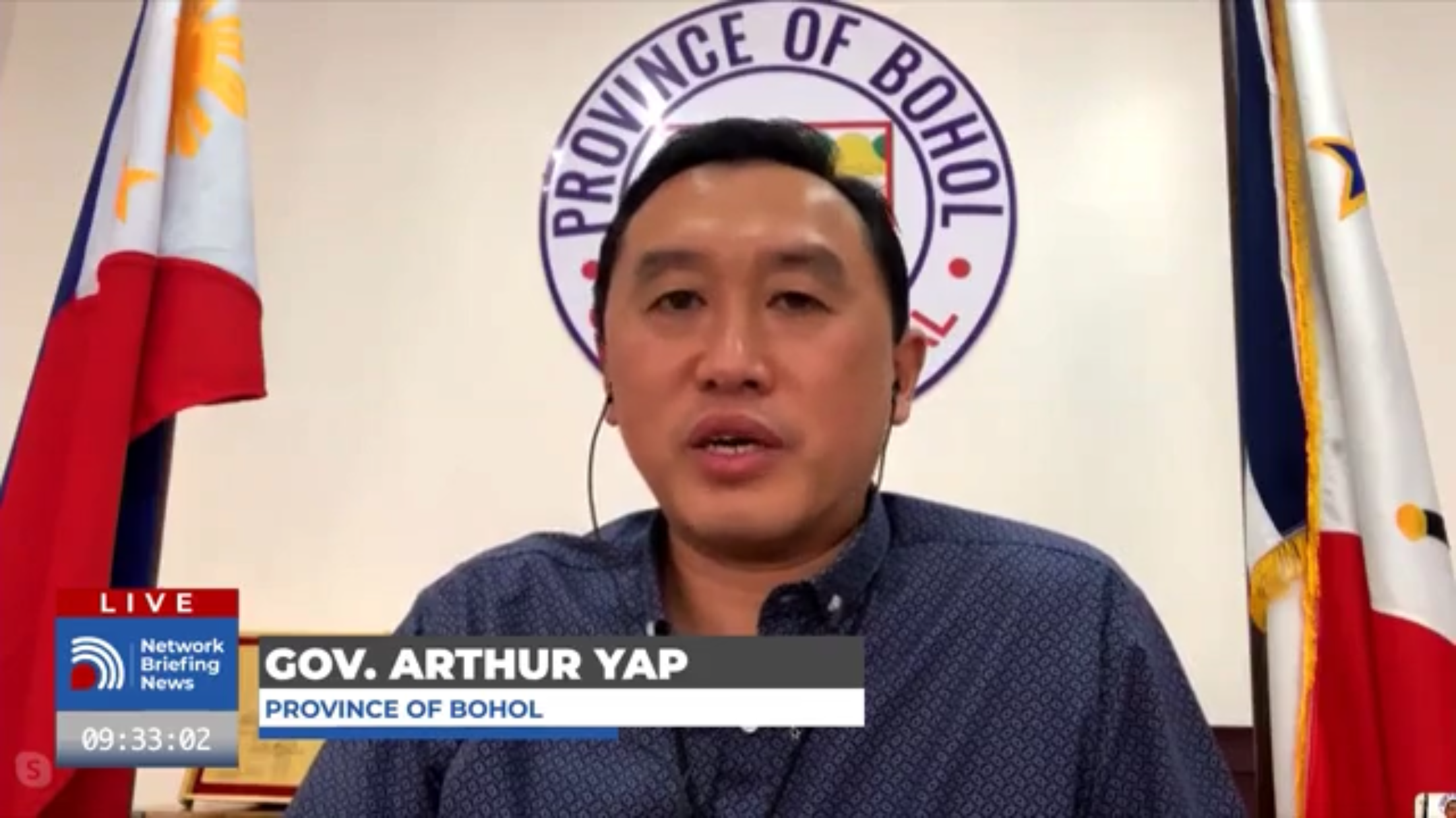 Yap on opening of Bohol to tourists: Let’s not rush it
