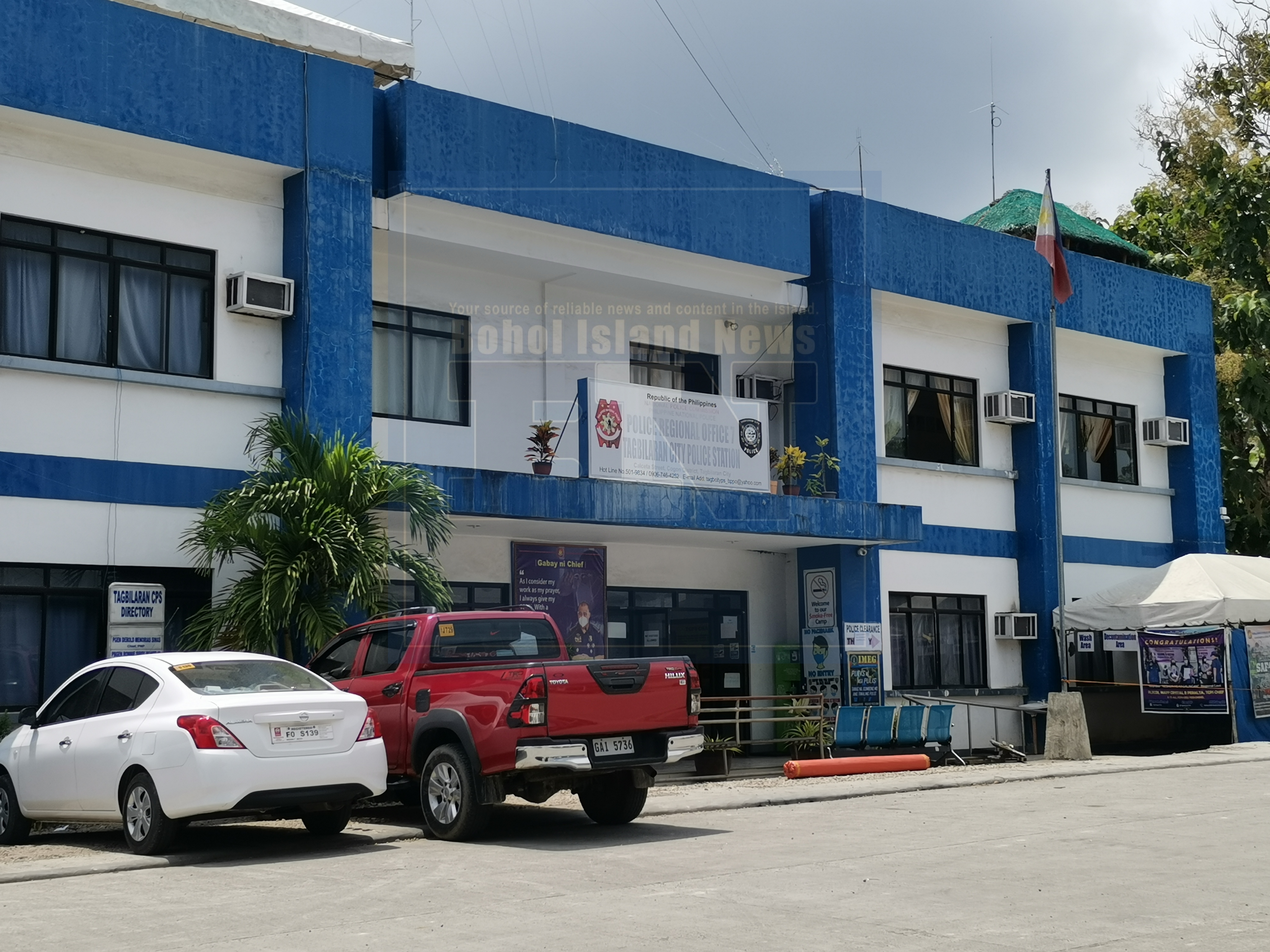 Tagbilaran police, traffic management offices on lockdown as personnel contracts Covid-19