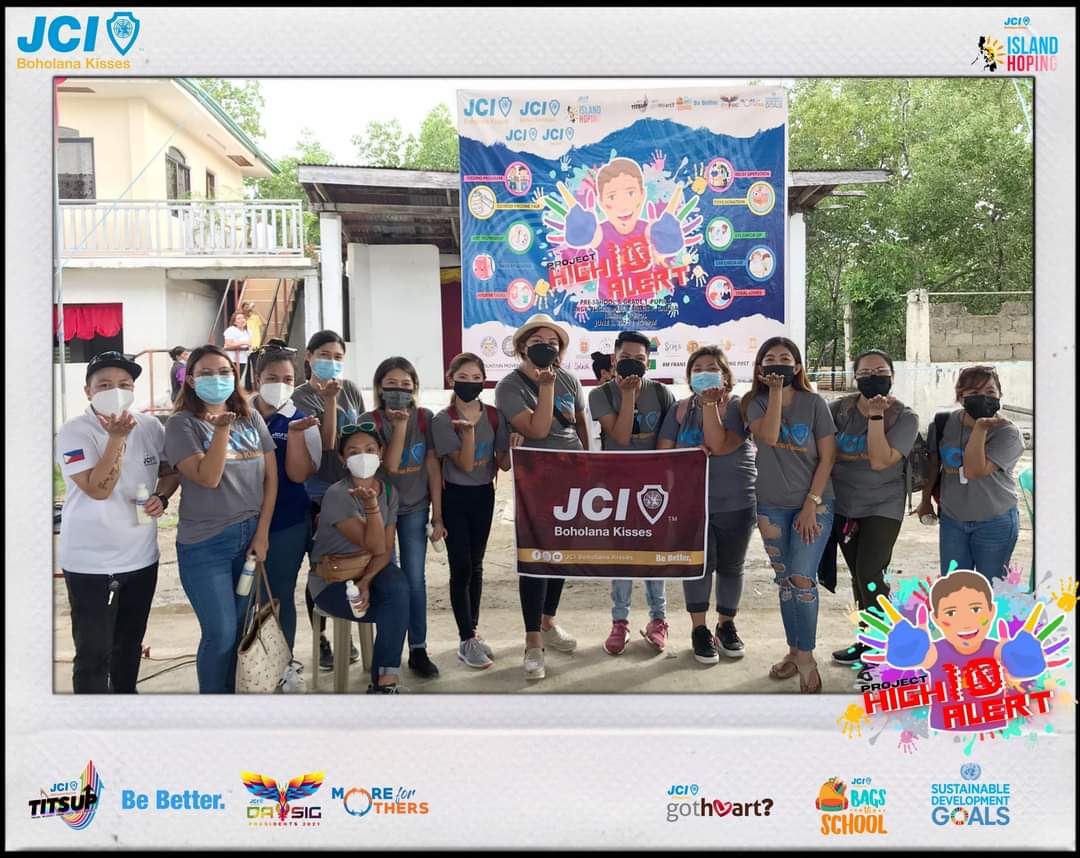 JCI Boholana Kisses conducts 10 projects in 1 day