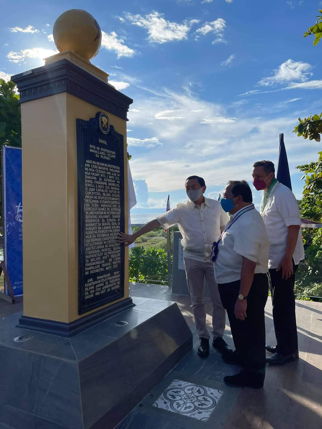 Quincentennial Marker unveiled in Maribojoc’s Punta Cruz