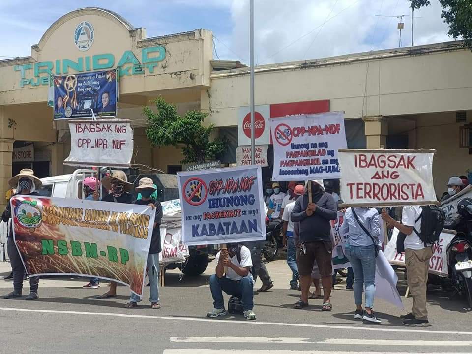 Indignation Rally batok NPA gihimo sa Trinidad