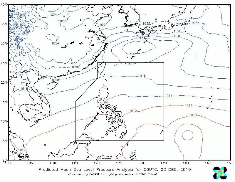 Tropical cyclone threatens to ruin Christmas for parts of PH; Bohol, Cebu among possible landfall areas