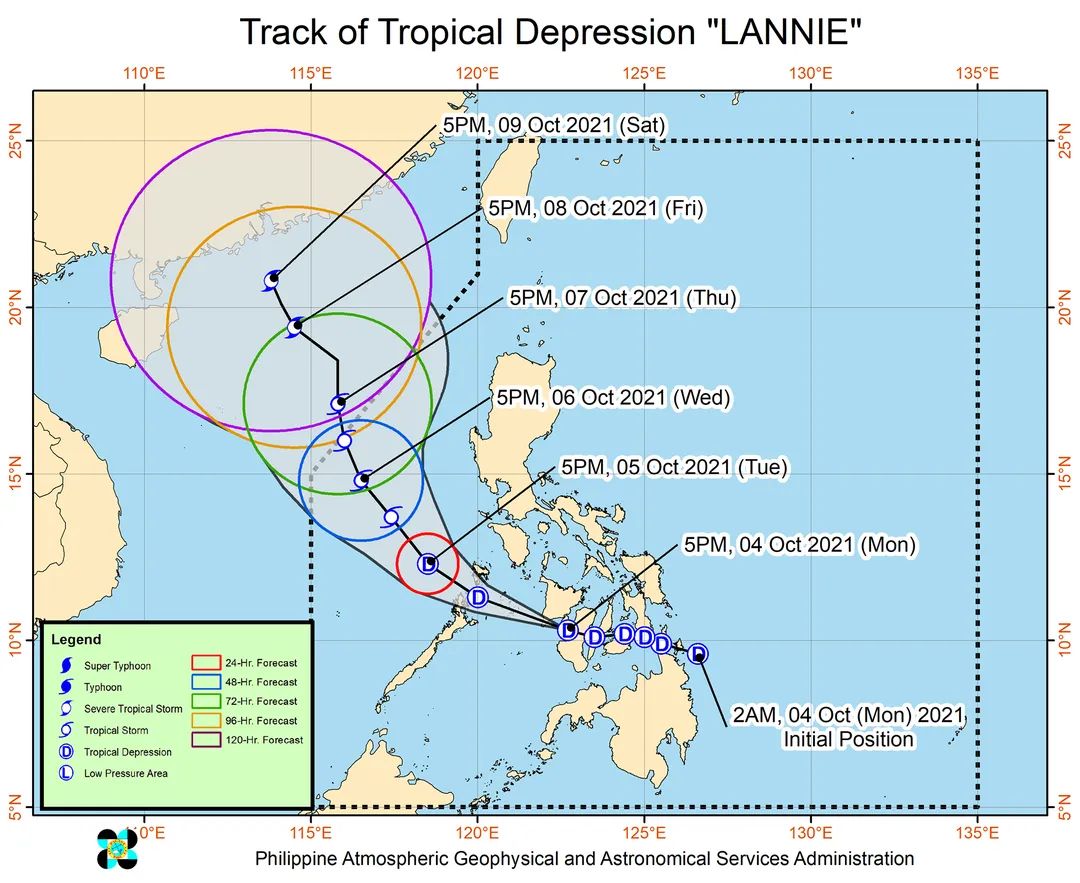 Storm signal lifted in Bohol as ‘Lannie’ moves to Panay Gulf
