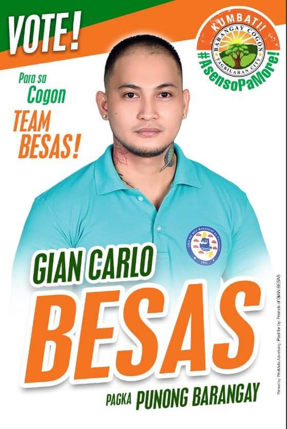 Gian Besas concedes defeat in Cogon race; thanks supporters and family