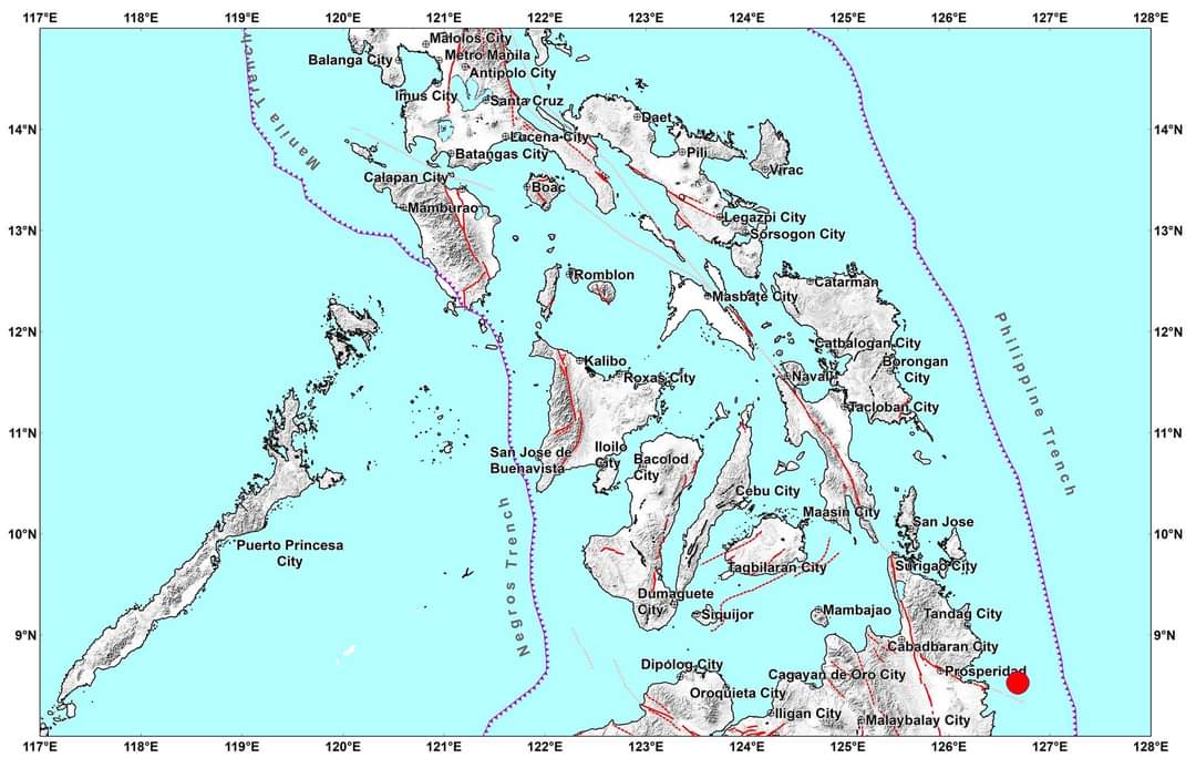 M6.9 earthquake hits Surigao del Sur, shakes Bohol