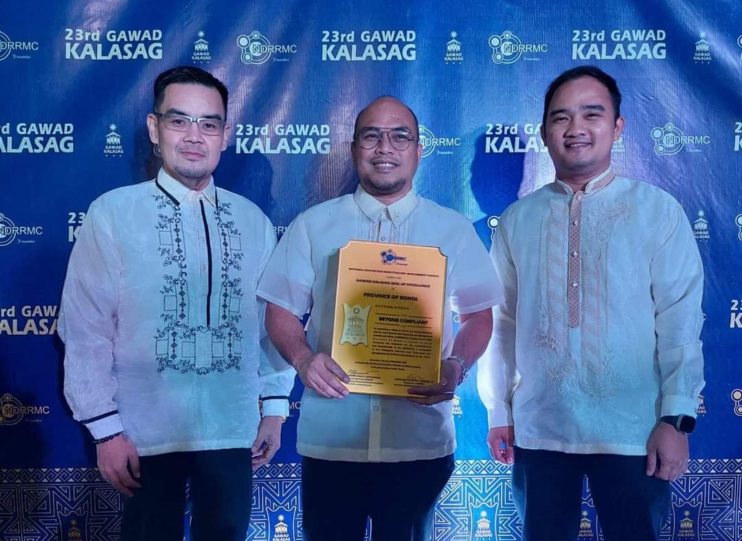 At 23rd Gawad Kalasag Ceremonies: Bohol, 5 BDRMCs earn GK Beyond Compliant award