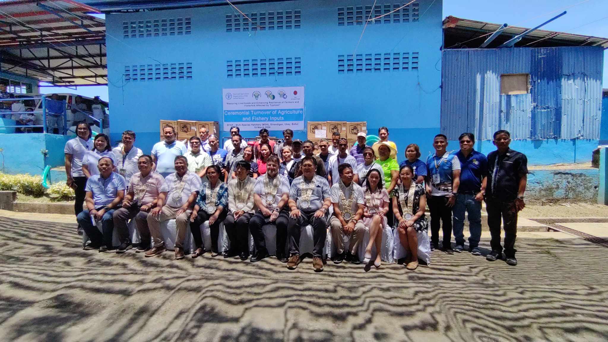 1, 300 ka mga Bol-anon  nakadawat og hinabang panginabuhian gikan sa UN- FAO, Japan