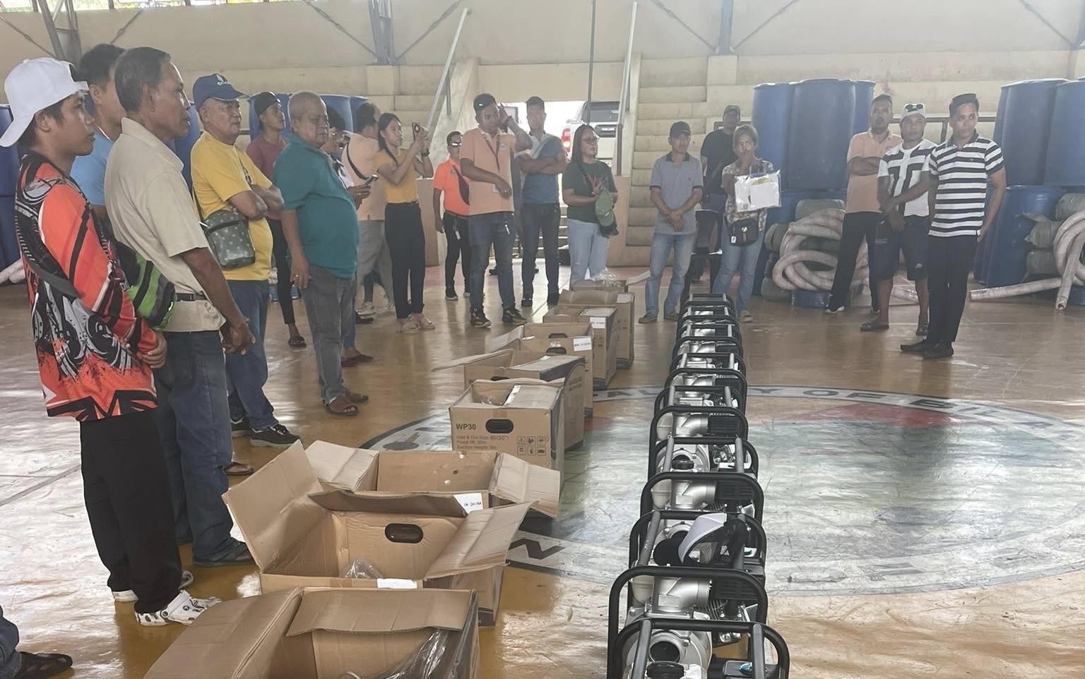 29 ka set sa bomba sa tubig gitunol sa taga Bilar, Batuan