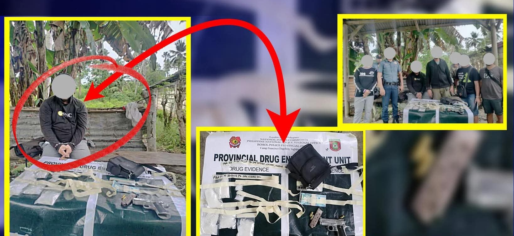 Over P3 million worth of shabu seized in Calape