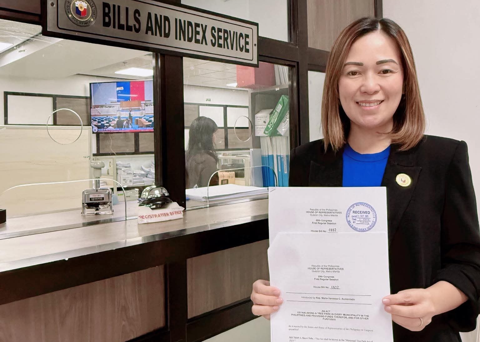 Rep. Aumentado pushes for tree parks in every Philippine town