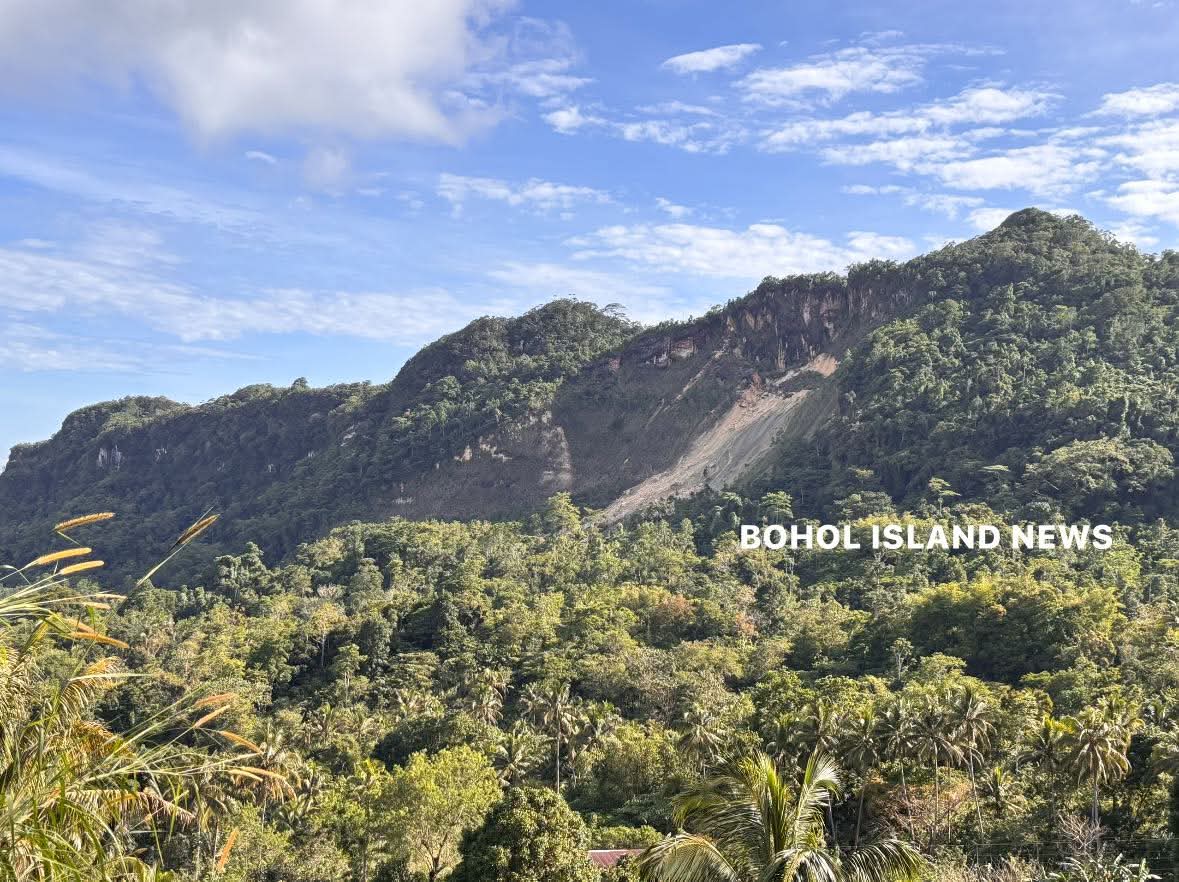 Residents alarmed as landslide strikes Mt. Matunog in Jagna town