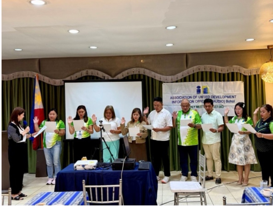 New Audio-Bohol leaders told to champion accurate information, unity