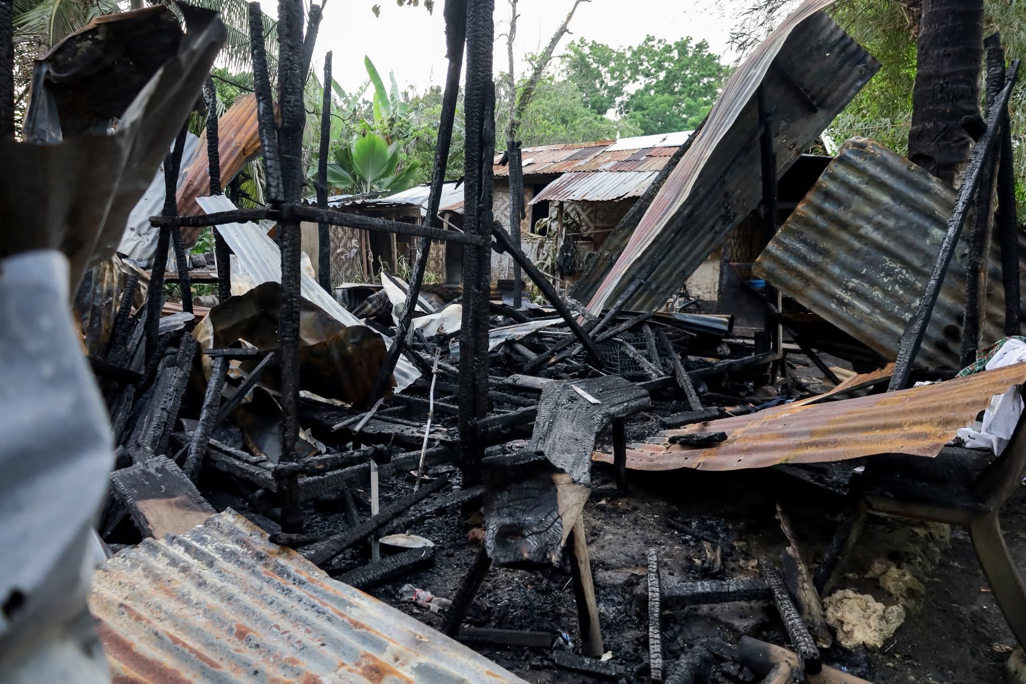 House gutted by fire in Tagbilaran City on Friday the 13th