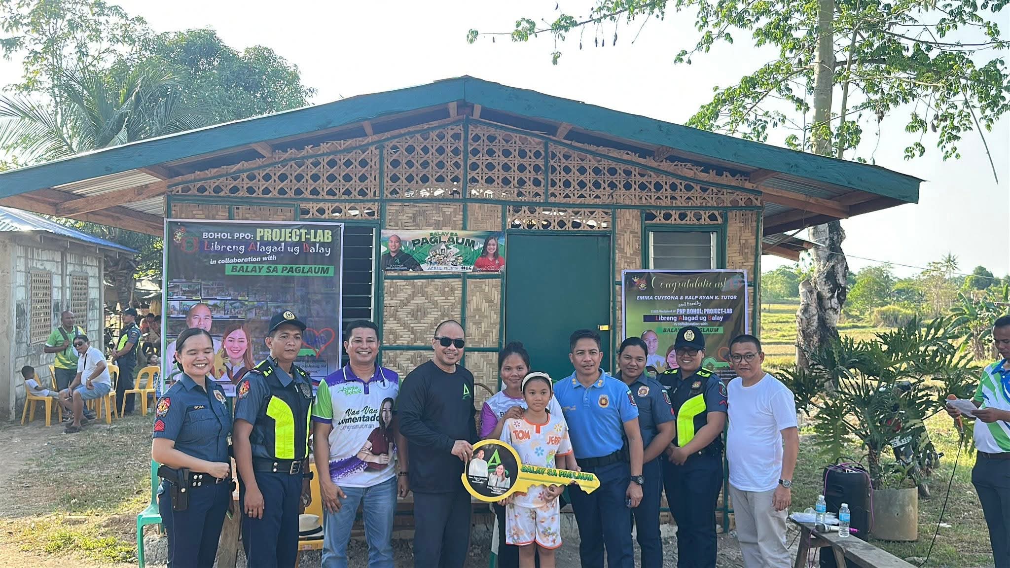 PNP Bohol turns over 116th housing unit to Ubay family