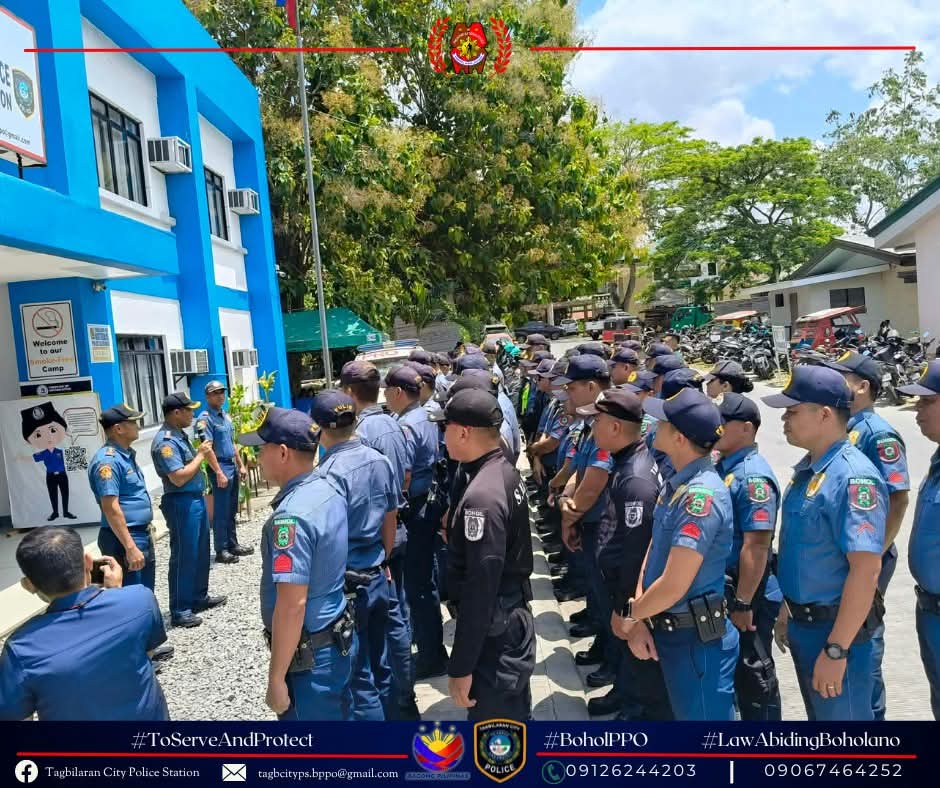 Tagbilaran police undergo surprise drug test under new chief