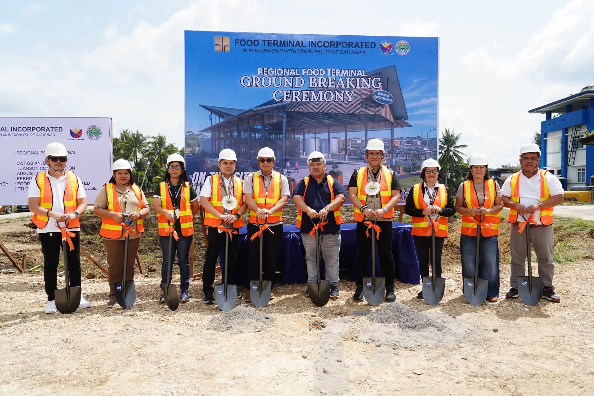 P61-M Regional Food Terminal breaks ground in Catigbian, Bohol