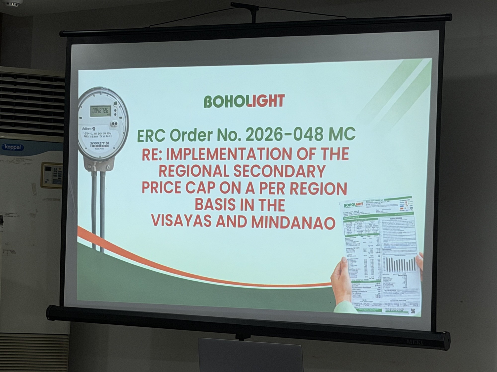 BOHOL LIGHT EXPLAINS REGIONAL WESM PRICE CAP