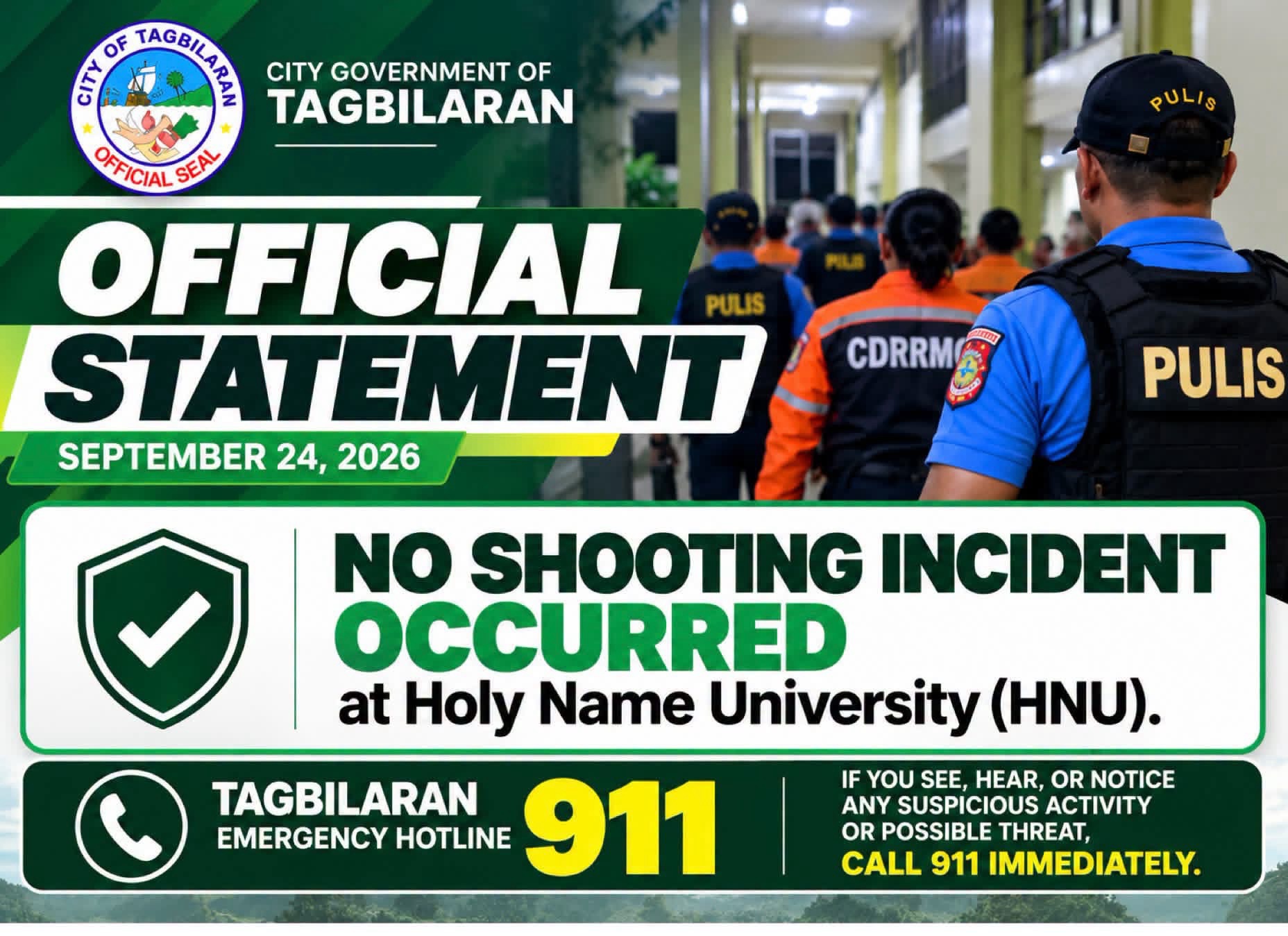 No shooting reported at HNU after students mistake classroom sounds for gunfire