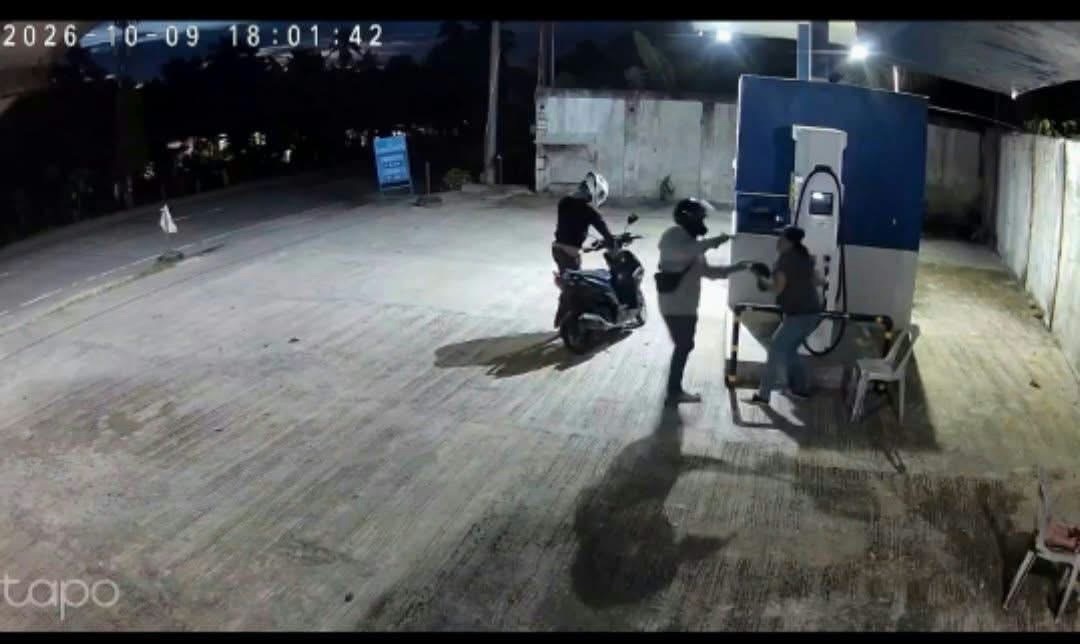 Armed men rob gasoline station cashier of ₱7,000 in Tubigon